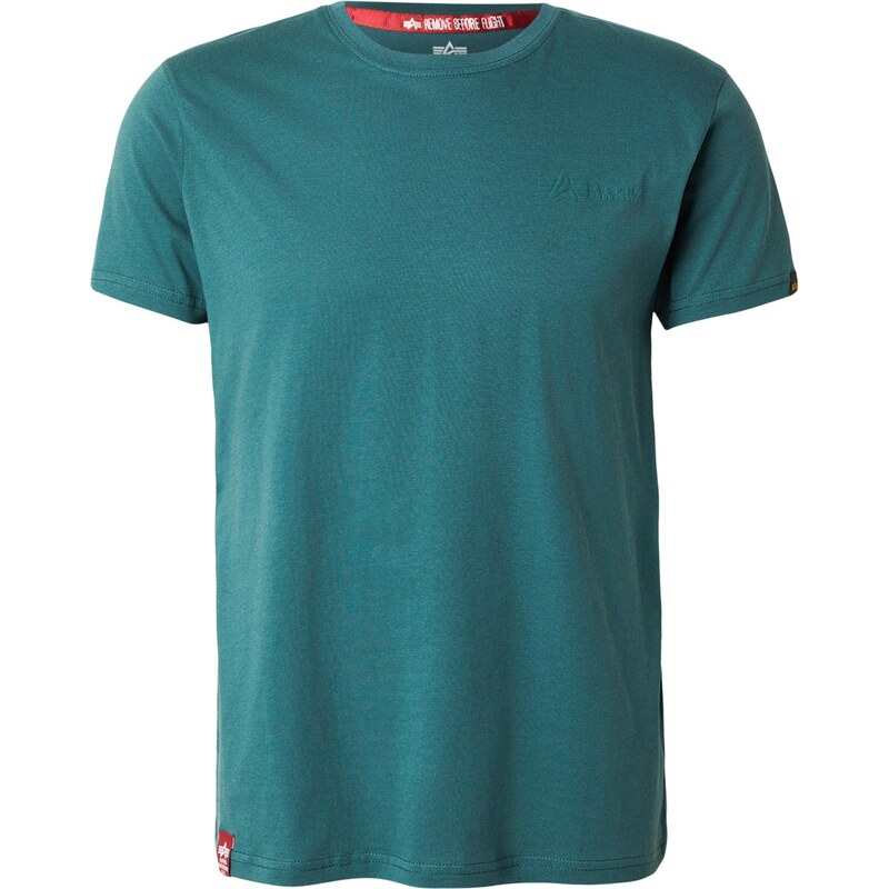 ALPHA INDUSTRIES Tričko Air Force Pilot petrolejová / jedľová 44647308