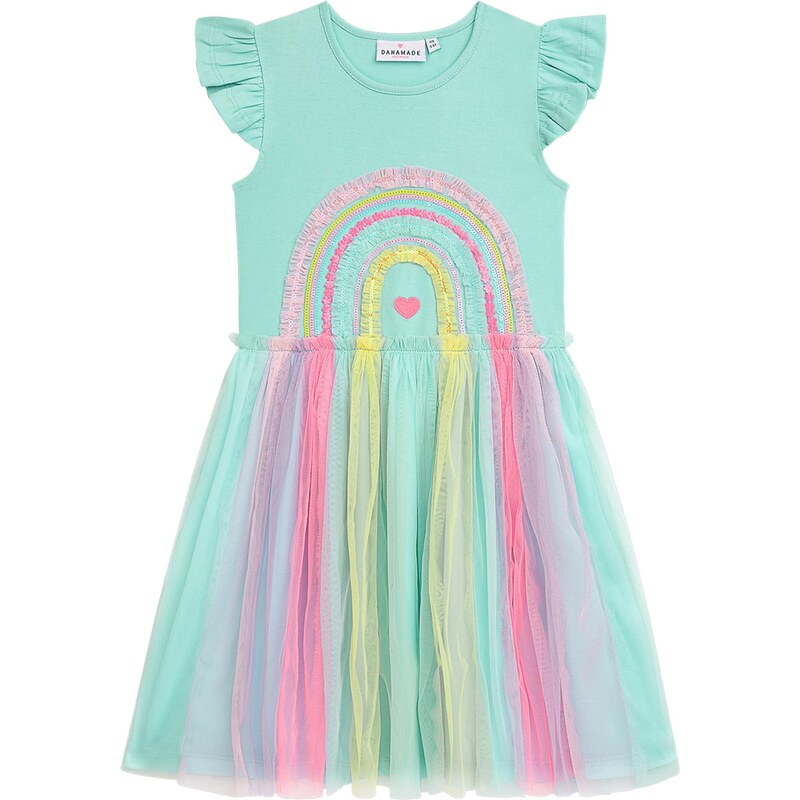 Danamade Šaty tyrkysová / žltá / fialová / ružová 68293485