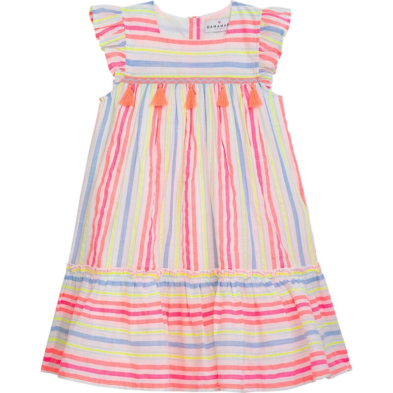 Danamade Šaty opálová / mätová / svetloružová / prírodná biela 68293487