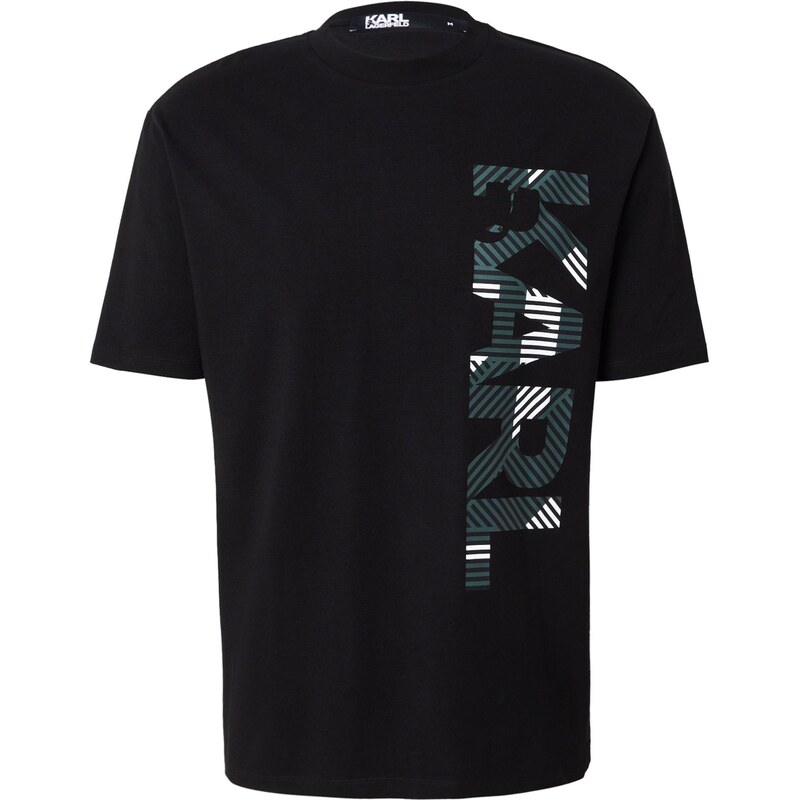 Karl Lagerfeld Tričko nefritová / čierna / biela 68293510