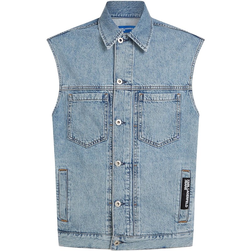 KARL LAGERFELD JEANS Vesta modrá denim 68293603