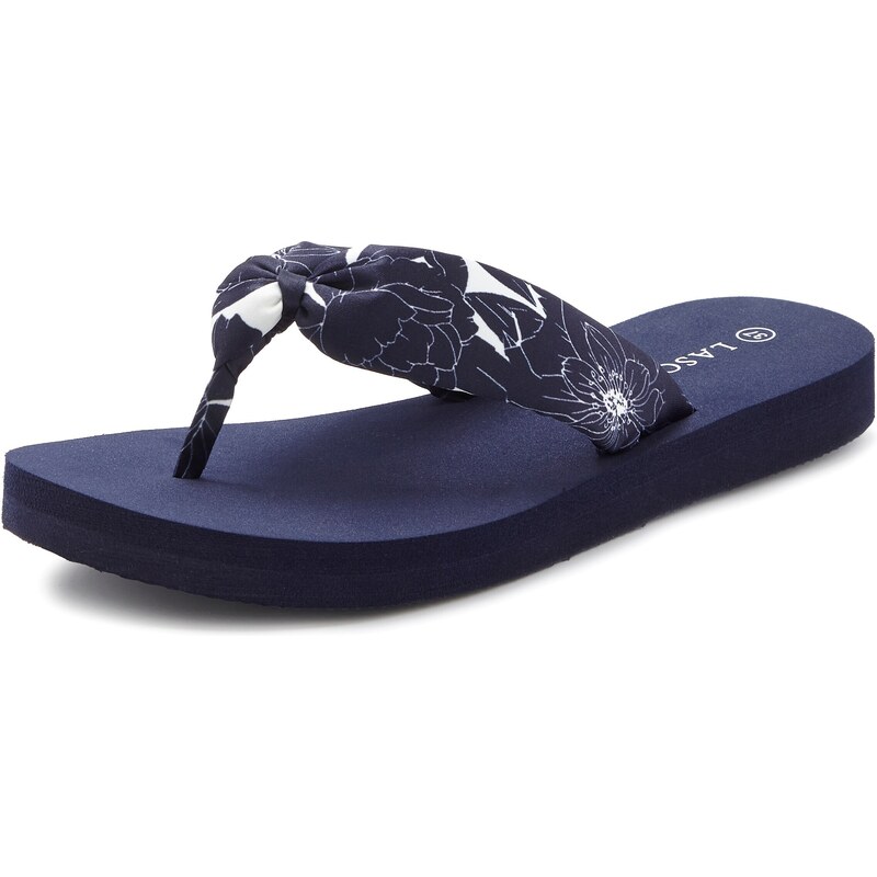 LASCANA Žabky tmavomodrá / biela 68293609