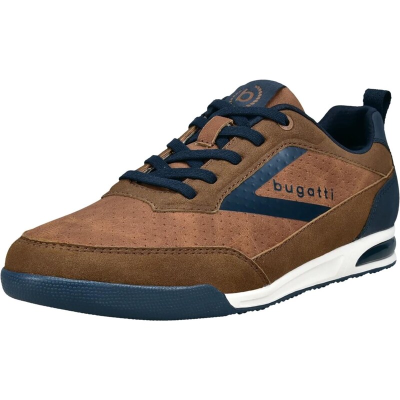 bugatti Nízke tenisky tmavomodrá / koňaková 68293694