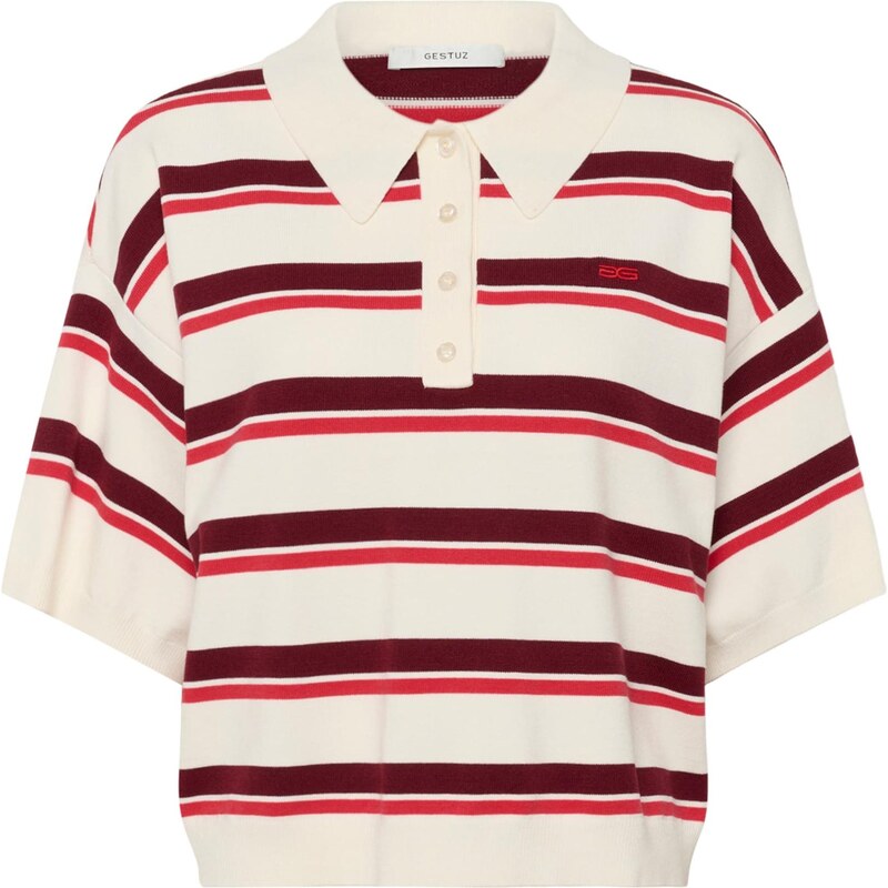 Gestuz Sveter GZTaia slonová kosť / grenadínová / rubínová 68293819