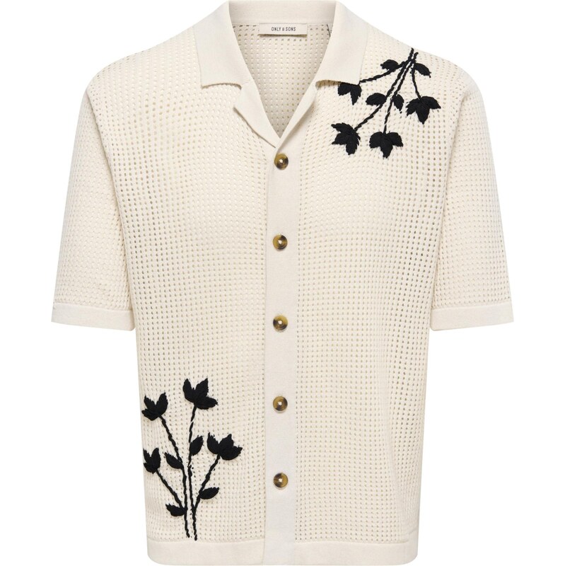 Only & Sons Kardigán ONSTEGAN svetlosivá / čierna 68293850