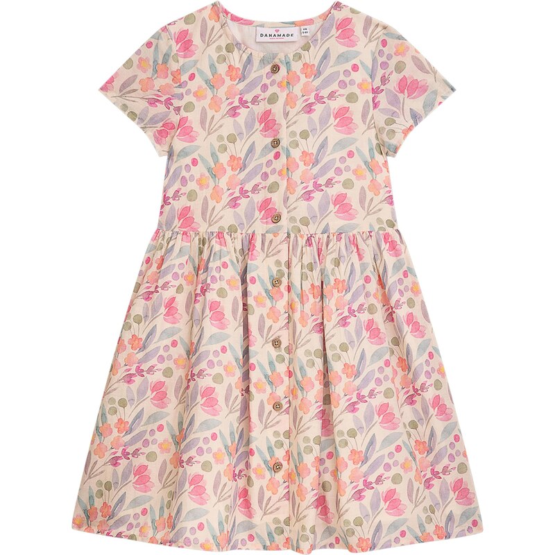 Danamade Šaty krémová / zelená / levanduľová / ružová 68293932