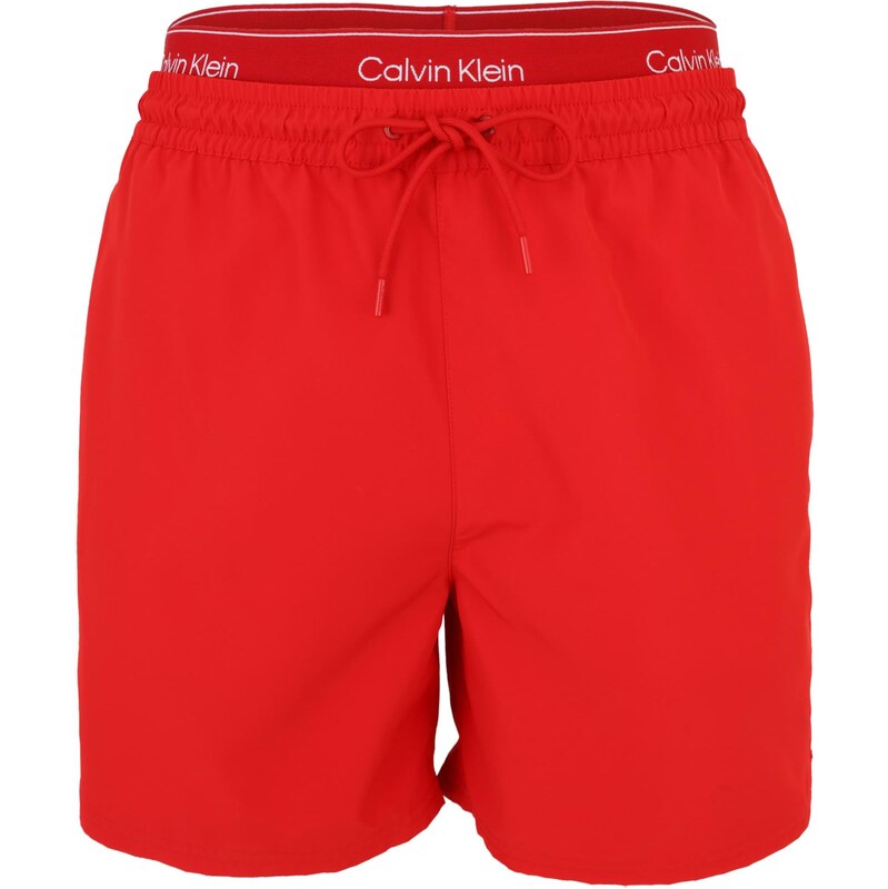 Calvin Klein Swimwear Plavecké šortky ESSENTIALS červená 68293980
