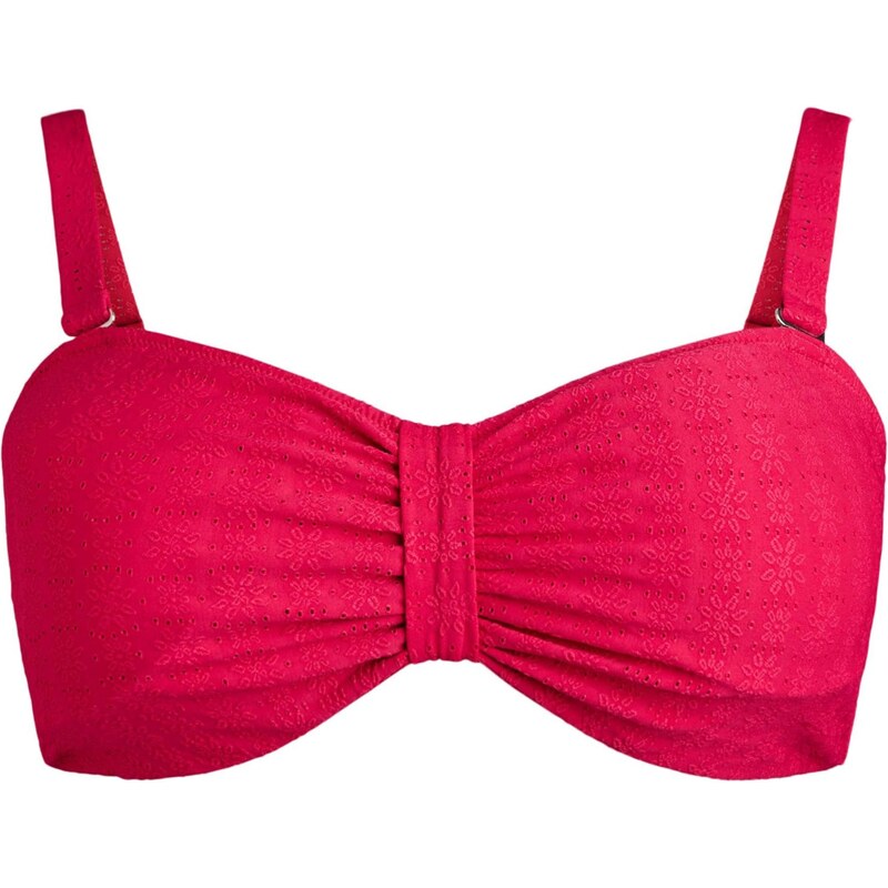 Swim by Zizzi Bikinový top Salina tmavoružová 68294025