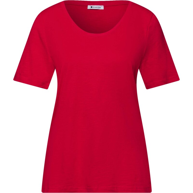 STREET ONE Tričko Gerda krvavo červená 68294050