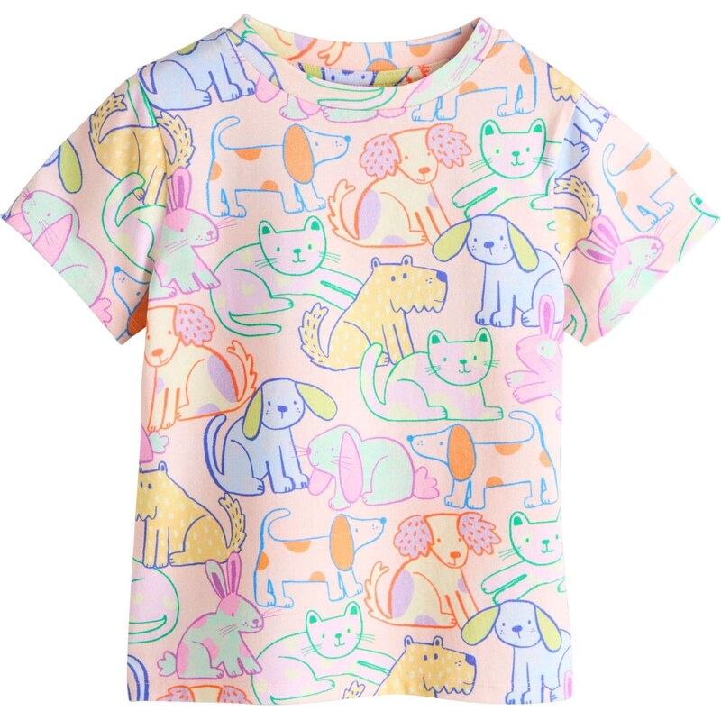 Next Tričko modrá / zelená / oranžová / ružová 68294065