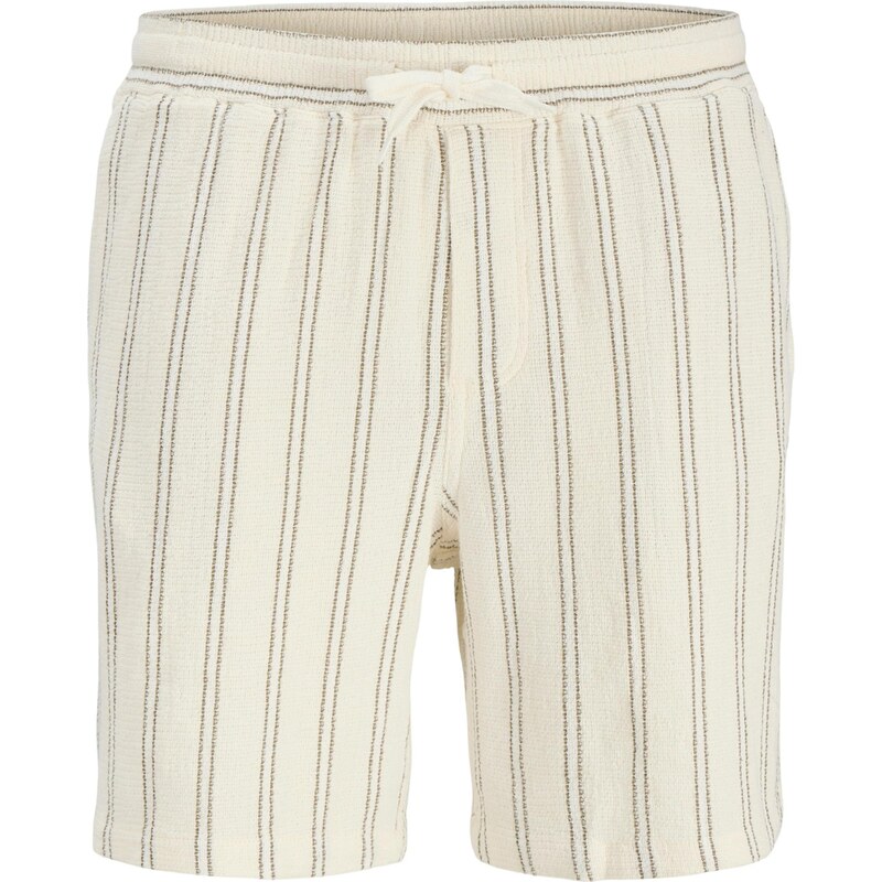 JACK & JONES Nohavice JPSTJAIDEN hnedá / biela ako vlna 68294228