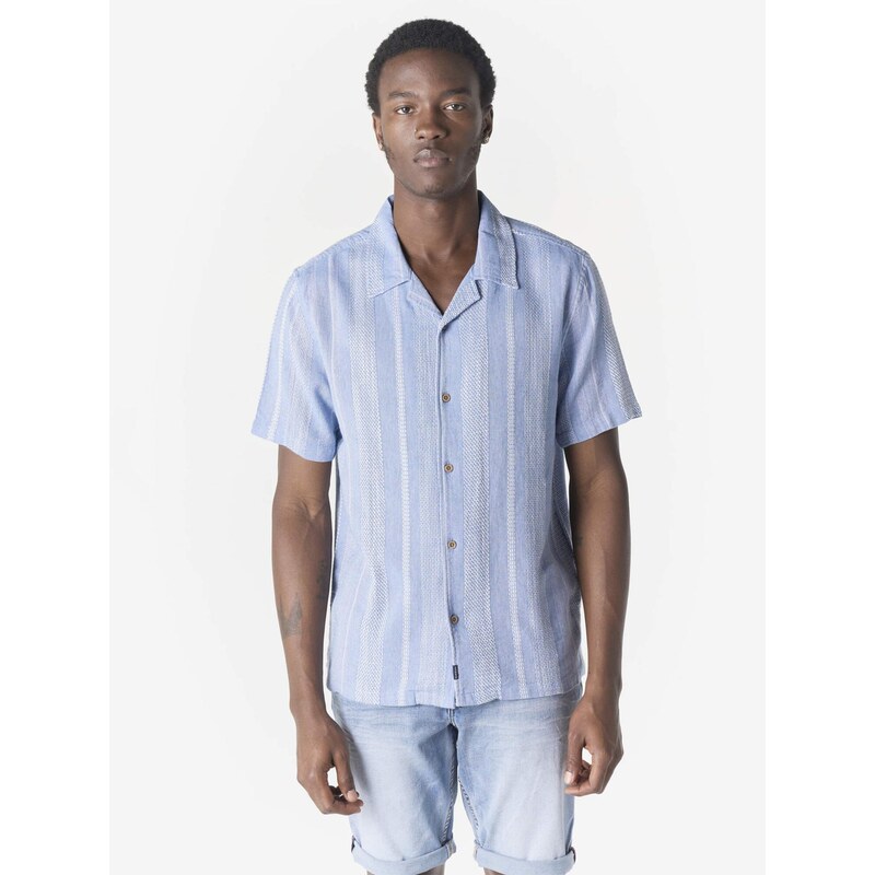 KOROSHI Košeľa modrá melírovaná / biela 68294238