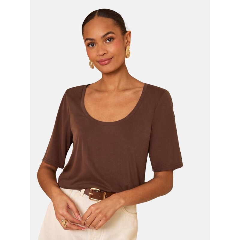 love & roses Tričko hnedá 68294292