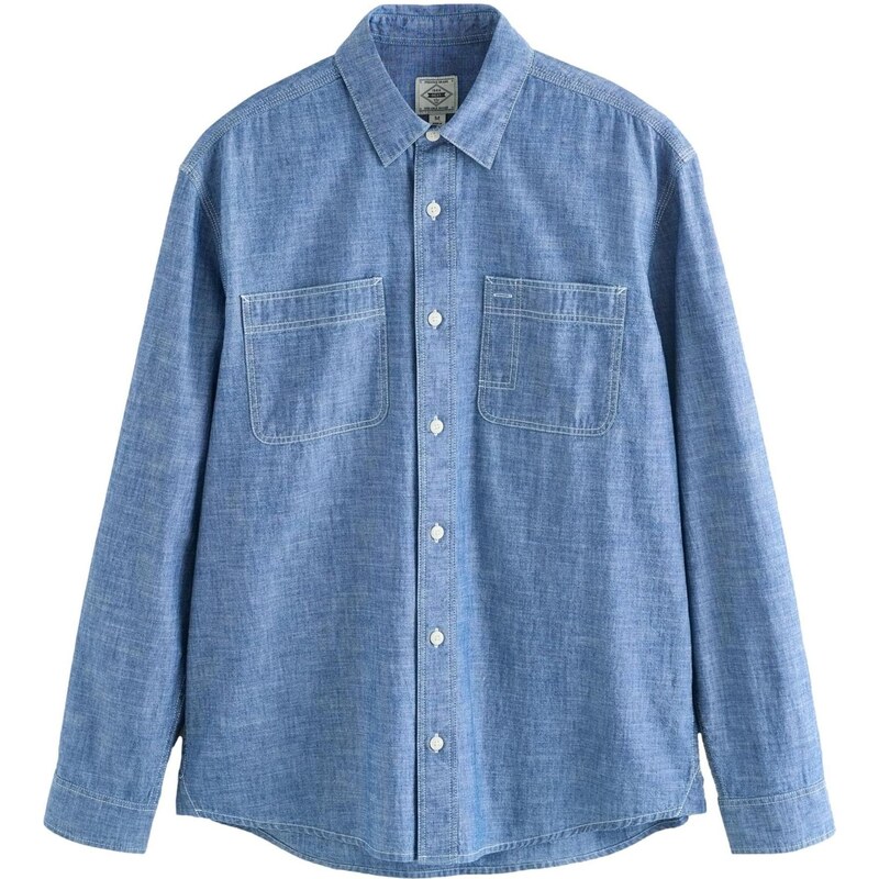 Next Košeľa modrá denim 68294328