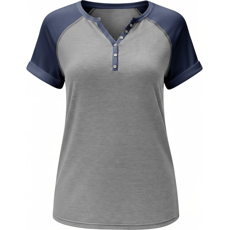 Imily Bela Tričko námornícka modrá / sivá 68294447