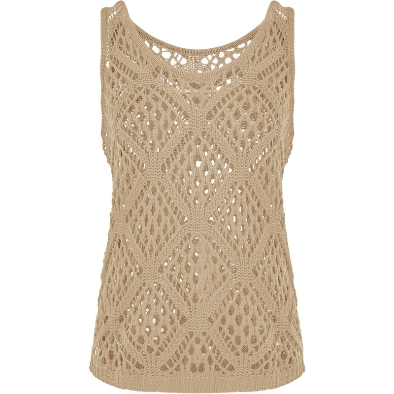 Imily Bela Vyšívaný top kaki 68294494