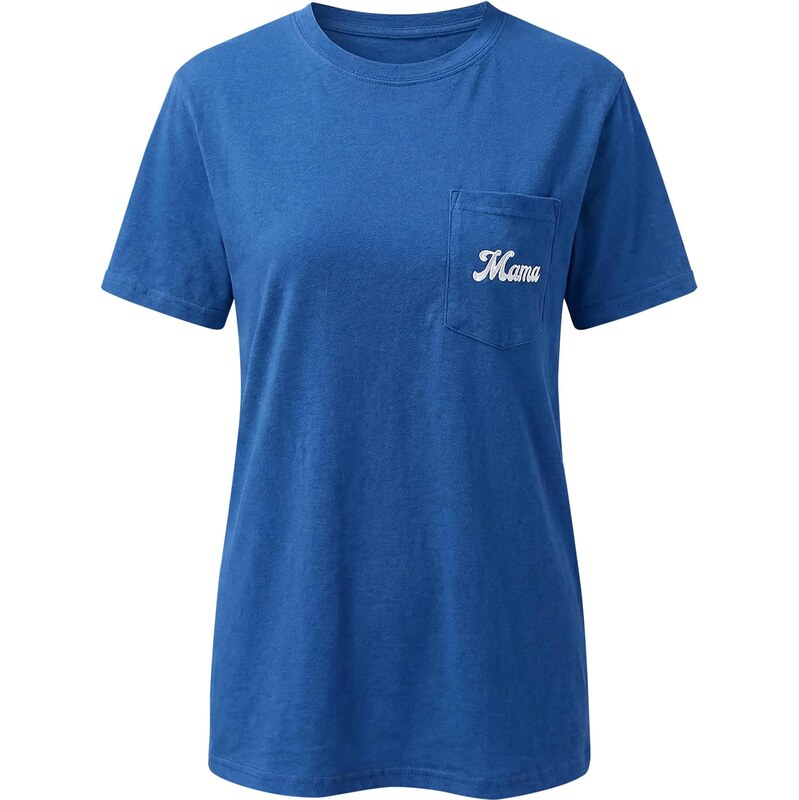 Imily Bela Tričko modrá / biela 68294478