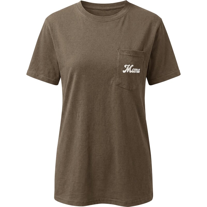 Imily Bela Tričko hnedá melírovaná 68294500