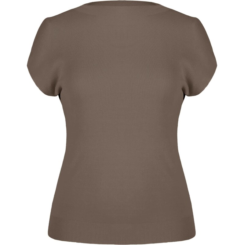 Imily Bela Sveter hnedá melírovaná 68294581