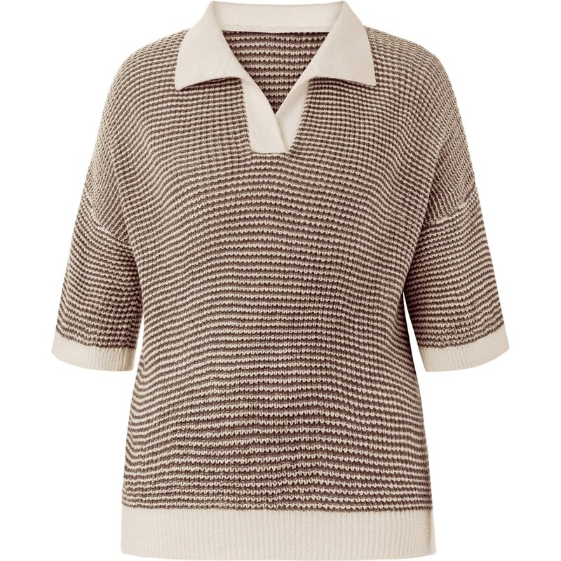 Imily Bela Sveter hnedá / kapučíno 68294683