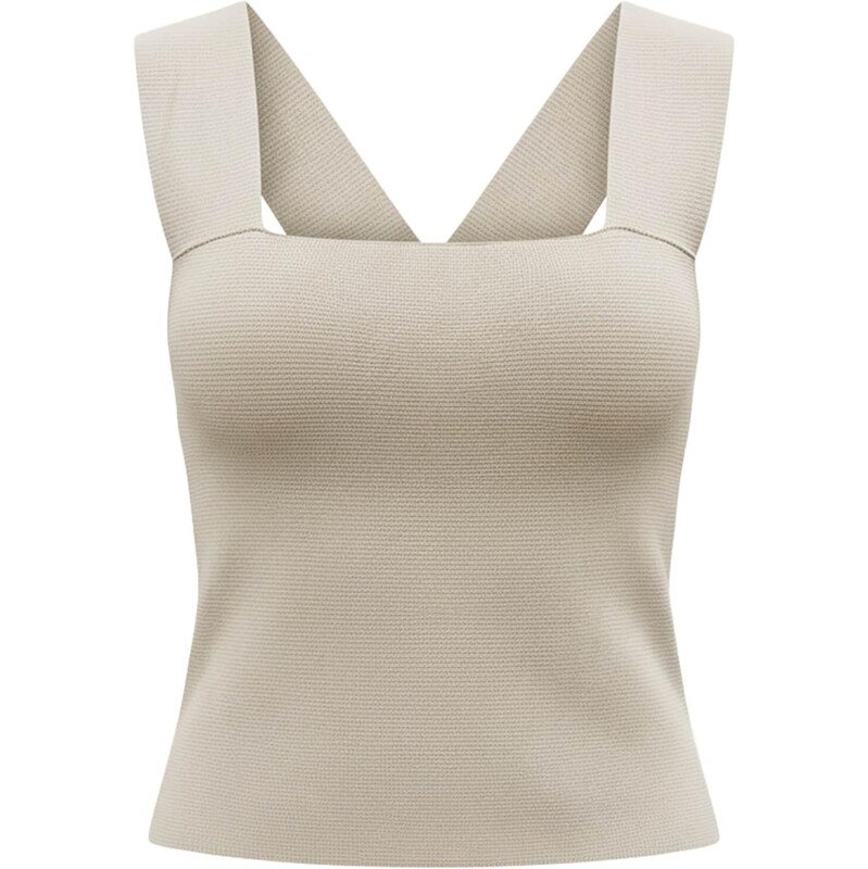 Imily Bela Vyšívaný top béžová 68294802