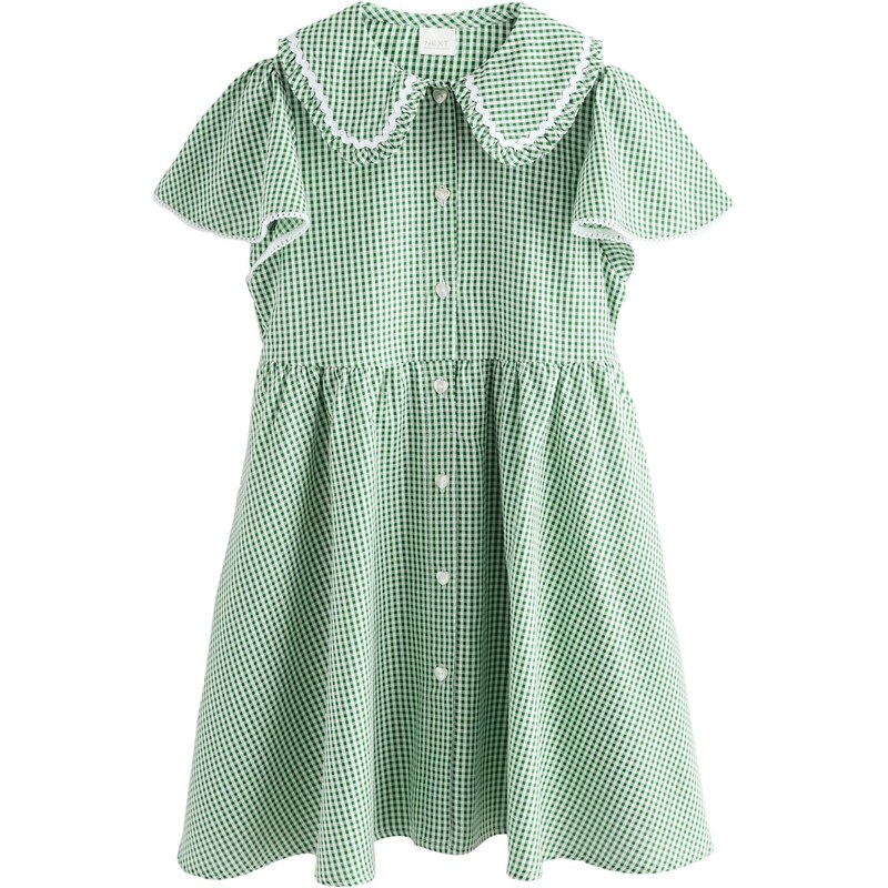 Next Šaty zelená / biela 68294853