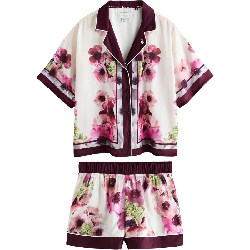 B by Ted Baker Pyžamo nebielená / pastelovo zelená / cyklaménová / 68294868