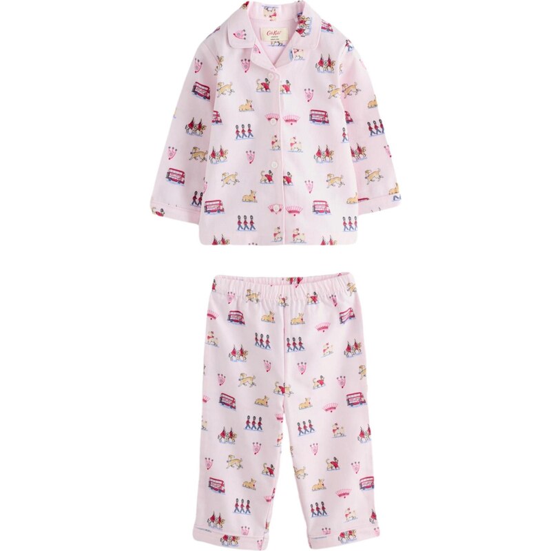 Next Pyžamo mokka / purpurová / svetloružová / biela 68294941