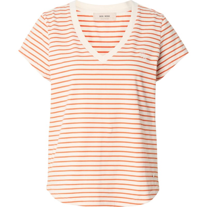 MOS MOSH Tričko MMKala svetlohnedá / biela 68295032