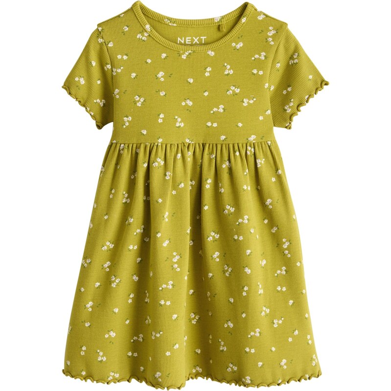 Next Šaty olivová / tmavozelená / pastelovo fialová / biela 68295047