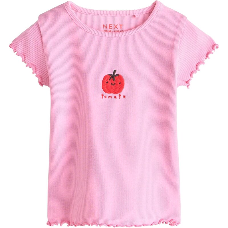 Next Tričko tmavohnedá / ružová / červená 68295064