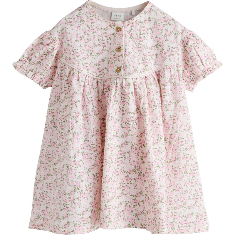 Next Šaty olivová / ružová / biela 68295070