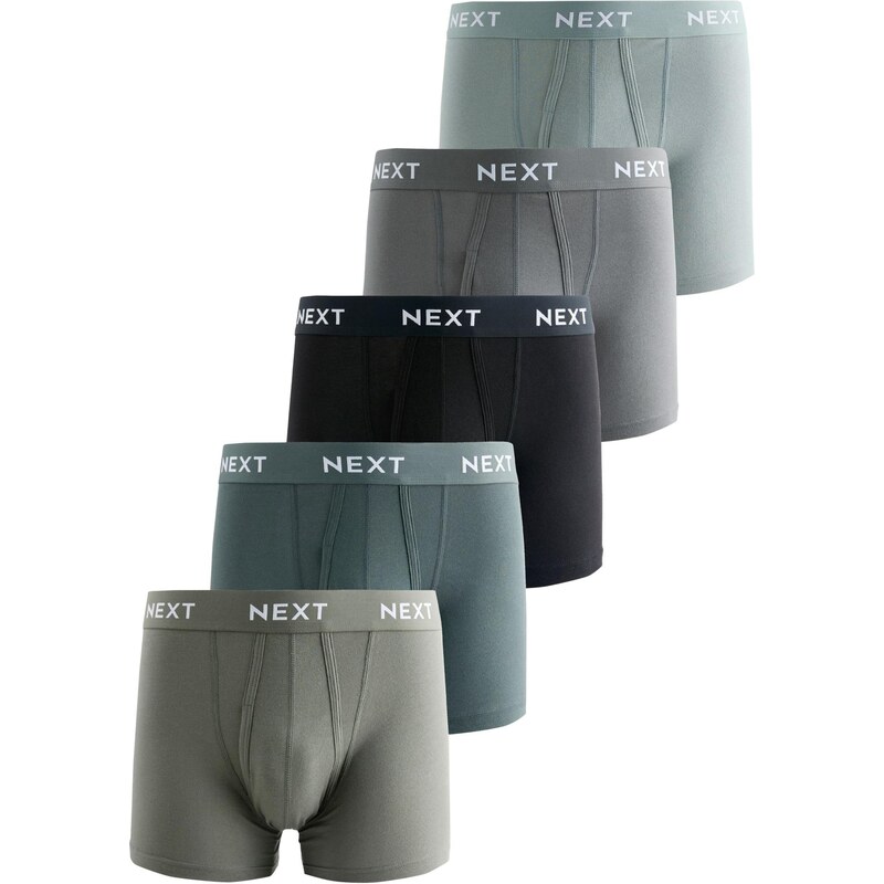 Next Boxerky A-Front dymovo modrá / modrozelená / kamenná / olivová / 68295088