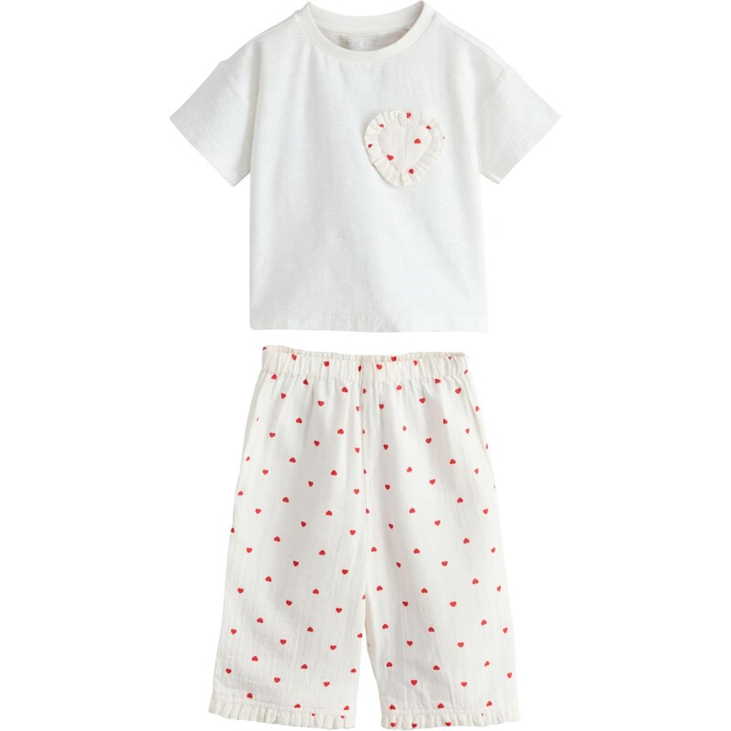 Next Pyžamo červená / biela 68295094