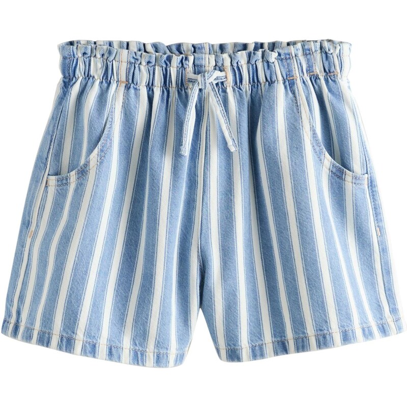 Next Nohavice modrá denim / biela 68295099