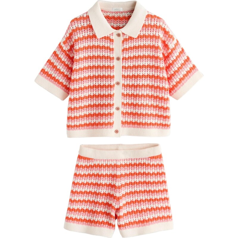 Next Set homárová / ružová / biela 68295216