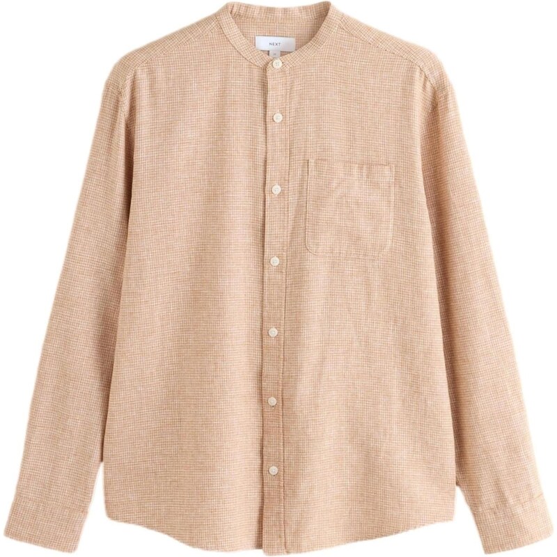 Next Košeľa tmavohnedá / marhuľová 68295325