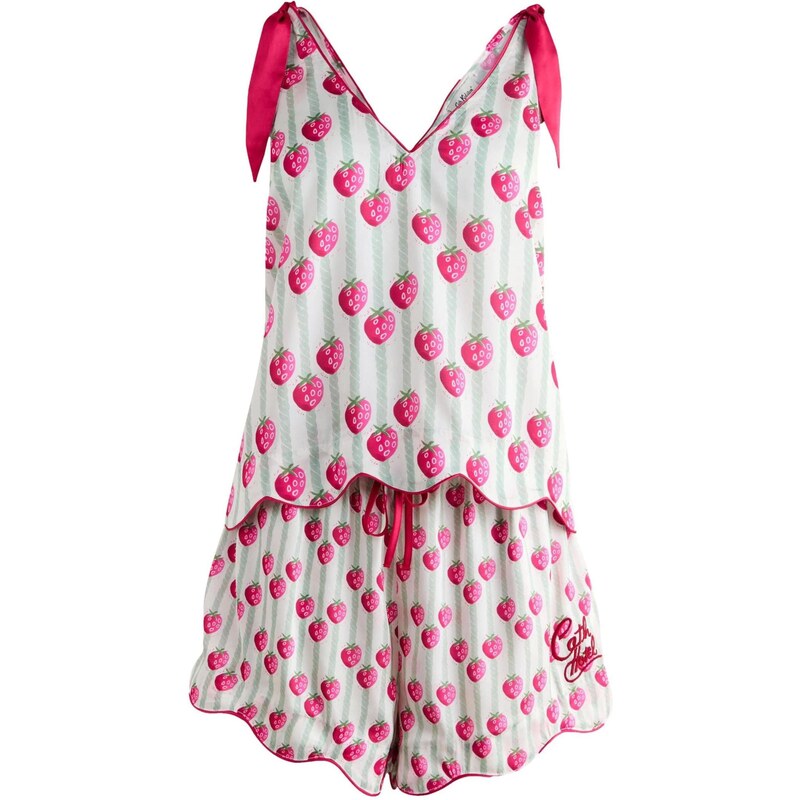 Cath Kidston Kraťasy zelená / pastelovo zelená / tmavoružová / biela 68295380