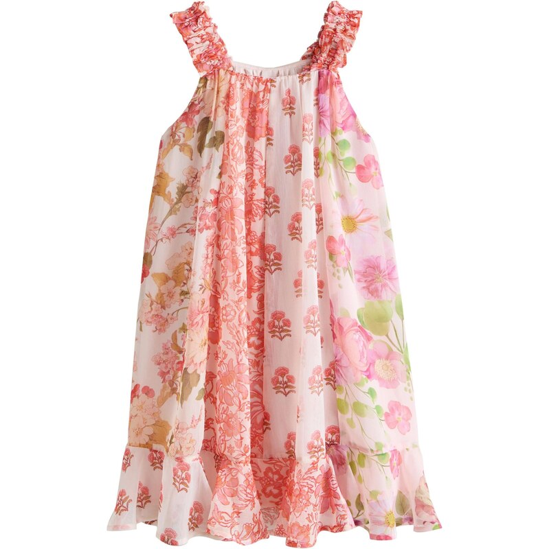 Next Šaty zelená / ružová / rosé / svetločervená 68295378