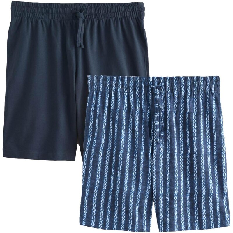 Next Pyžamové nohavice námornícka modrá / svetlomodrá 68295371