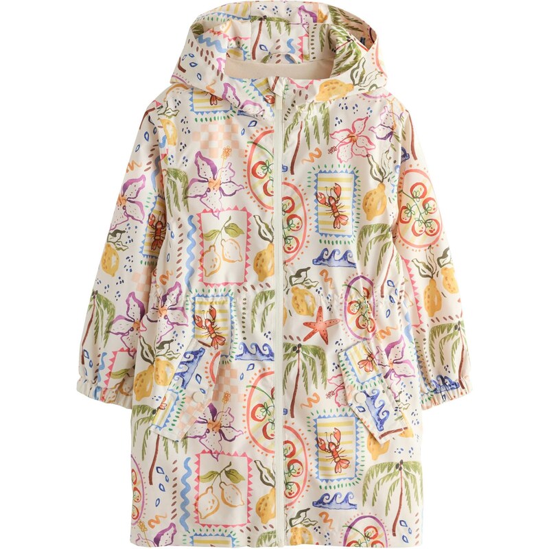 Next Kabát kráľovská modrá / pastelovo žltá / olivová / melónová 68295409