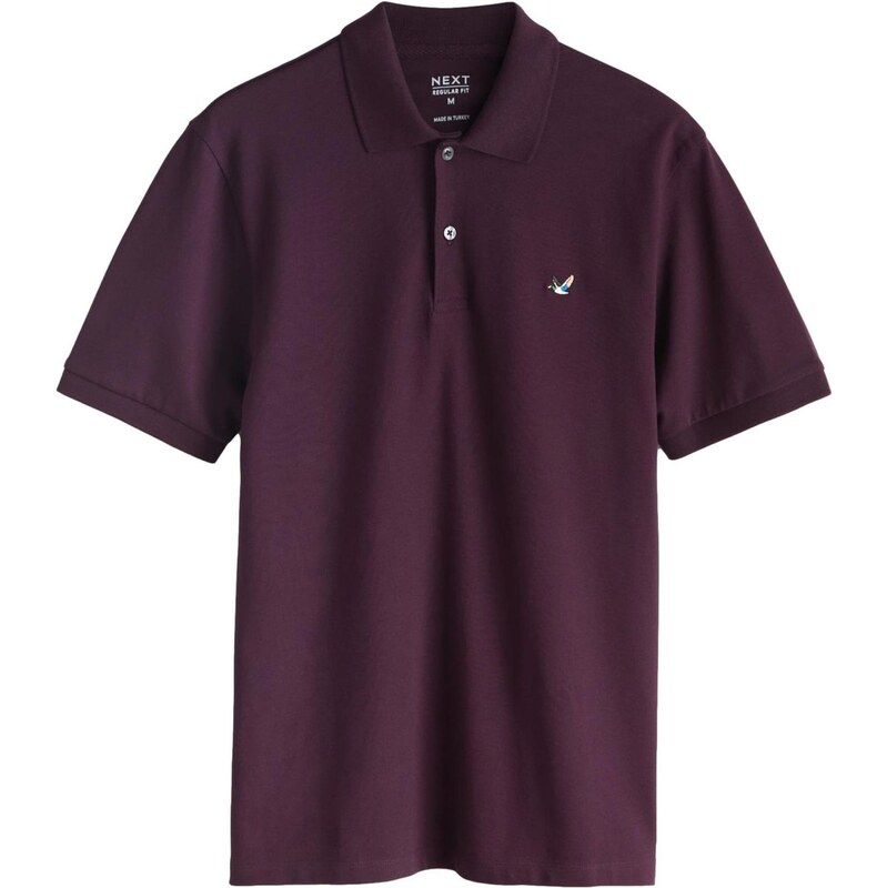 Next Tričko vínovo červená / biela 68295399