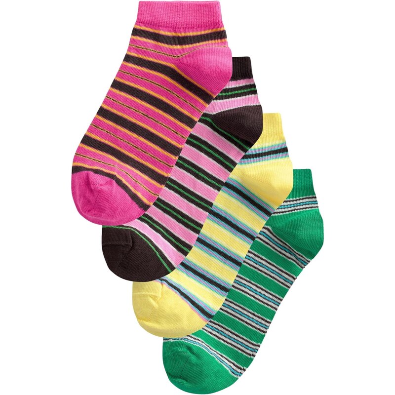 Next Ponožky čokoládová / žltá / zelená / ružová 68295406