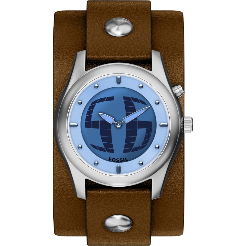 FOSSIL Analógové hodinky ARCHIVAL BIG TIC svetlomodrá / tmavomodrá / 68295435