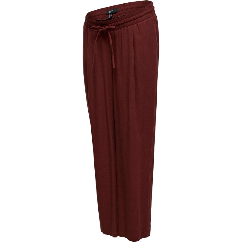 Vero Moda Maternity Plisované nohavice VMMJESMILO vínovo červená 68295439