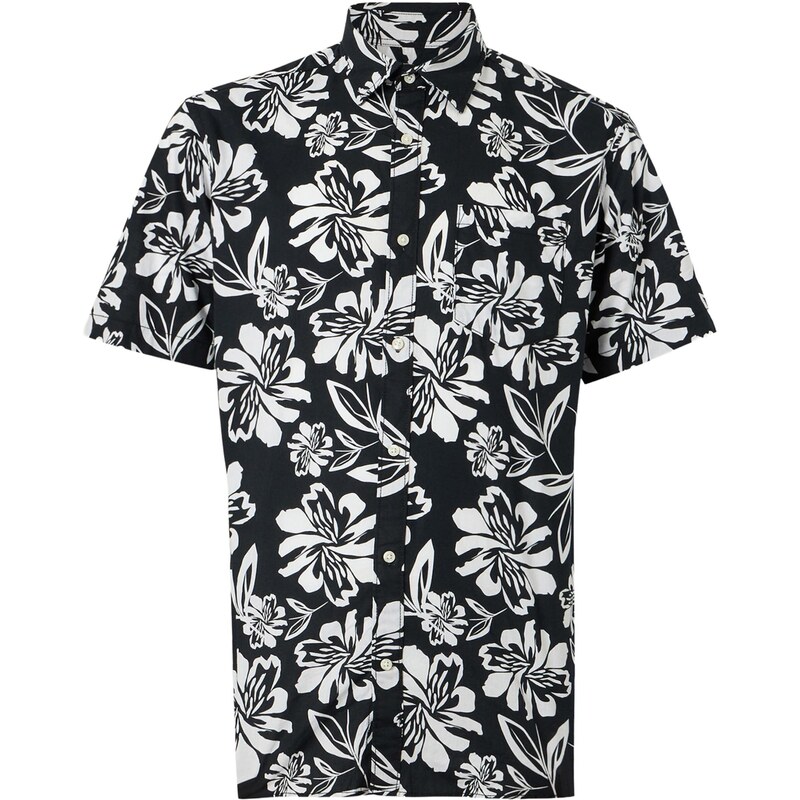 JACK & JONES Košeľa JJETHAN čierna / biela 68295474