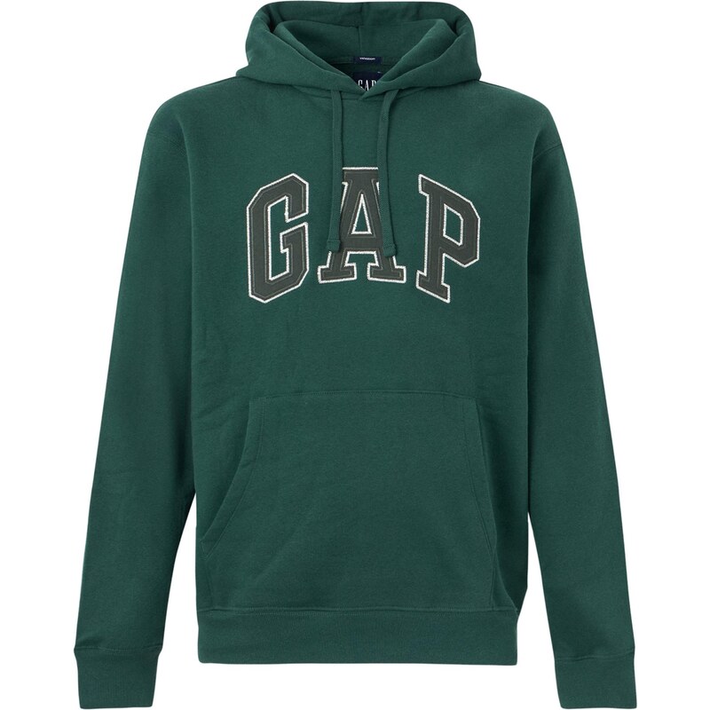 GAP Mikina tmavozelená / biela 68295466