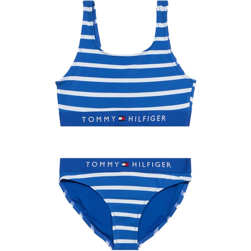 Tommy Hilfiger Underwear Bikiny modrá / biela 68295580