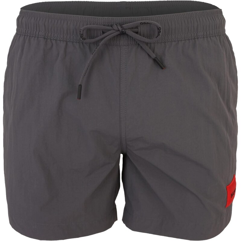 HUGO Plavecké šortky DOMINICA tmavosivá 68295606