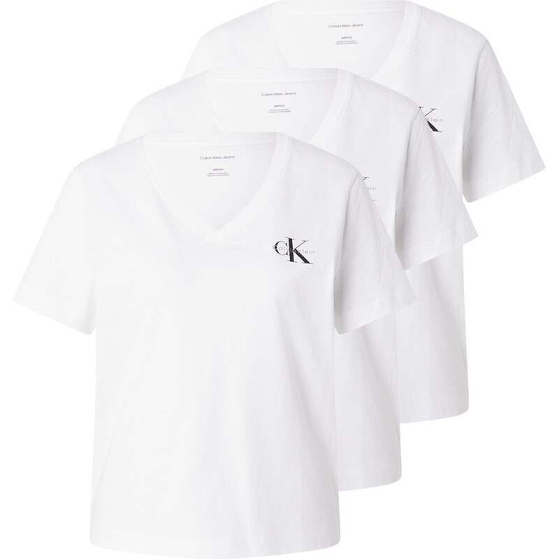 Calvin Klein Jeans Tričko čierna / biela 68295657